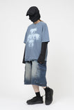 Aps Pigment Dying Short Sleeve T-Shirt