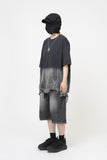 Under Destroyed Pigment Short Sleeve T-Shirt