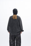 Cell Stone Washed Waffle Long Sleeve T-Shirt