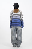 Petry Gradient Crop Long Sleeve T-Shirt
