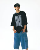 [AG] Slinky Graphic Half Tee