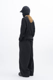 Meiji semi-crop long-sleeved T-shirt