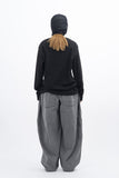 Ove herringbone side tuck pants