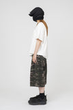 Er camo Pintuck Bermuda Pants