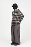 Peko Hooded Check Shirt