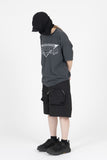 Zip Pouch Two Pocket Bermuda Pants