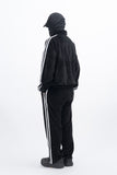 Stua Velour Velvet Set-Up Sweatpants