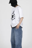 Black 666 Cat Short Sleeve T-Shirt