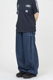 Pote Snap Denim Balloon Pants