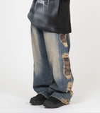 Keren Damage Camo Denim
