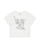 UNLOCK CROP TEE