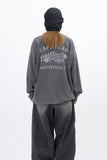American Vintage Washed Waffle Long Sleeve T-Shirt