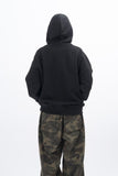 Vesper Grunge Hooded Zip-Up