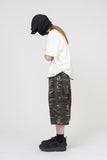 Er camo Pintuck Bermuda Pants
