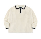LOW GAUGE POLO KNIT