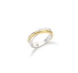 Subni Silver (C) Twist Slim Ring