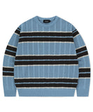 MESH STRIPE KNIT