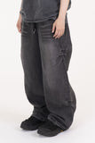 Levan pinch wide denim
