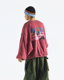 [AG] Reversible Pigment Two Layer Sweat Shirt