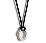 Hess Ugly Ring Leather Necklace