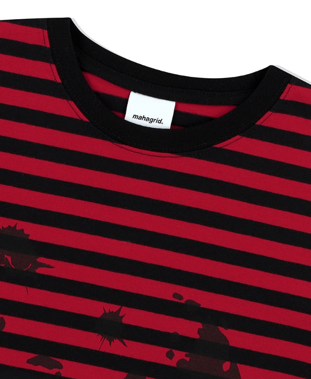 mahagrid(マハグリッド) - デッドポイントストライプTシャツ