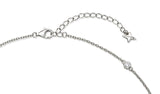 Nova Silver (W) Pave Station Necklace