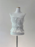 Bonir Shirring Lace Top