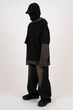 Diela Layered Hood Long Sleeve T-Shirt