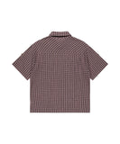 ROLL-UP CHECK HALF SHIRT