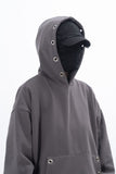 Maaad Eyelet Fleece Hoodie