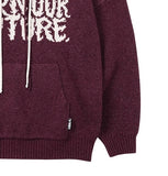 SALE★ Oversized (19)Slogan Wool Knit Hoodie