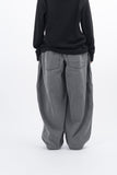Ove herringbone side tuck pants