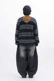 Kera Hairy Stripe Knit