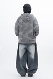Voda Water Printing Zip-up