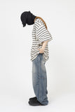 Snap Catbrush Wide Banding Denim