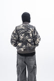 Ricot Shirring Camo MA-1 Jumper
