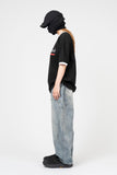 Side Cut Pocket Curved Denim