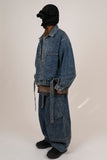 Noah Belted Setup Denim