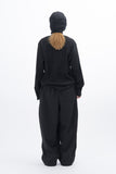 Meiji semi-crop long-sleeved T-shirt
