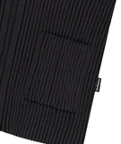 TWO TONE ZIP UP CARDIGAN