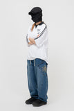 Solari Pocket Wide Balloon Banding Denim