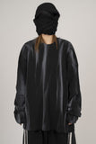 Ken Oil Washing Waffle Long Sleeve T-Shirt