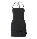 Asymmetrical Draped Dress