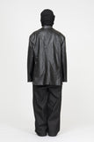 Forem One Button Leather Jacket