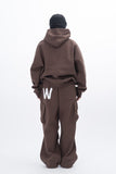 Medi W Boucle Embroidery Heavy Set-Up Hood