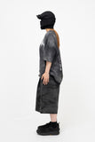 Pintuck Camo Wide Bermuda Pants