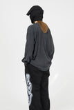 Rhode in Black Washed Long Sleeve T-Shirt