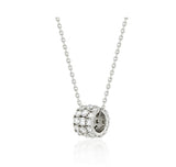 Essence Silver (W) Moissanite Triple Necklace