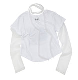 Sheer Vanish Scarf Long Sleeve