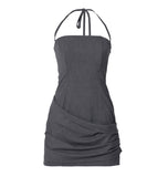 Asymmetrical Draped Dress